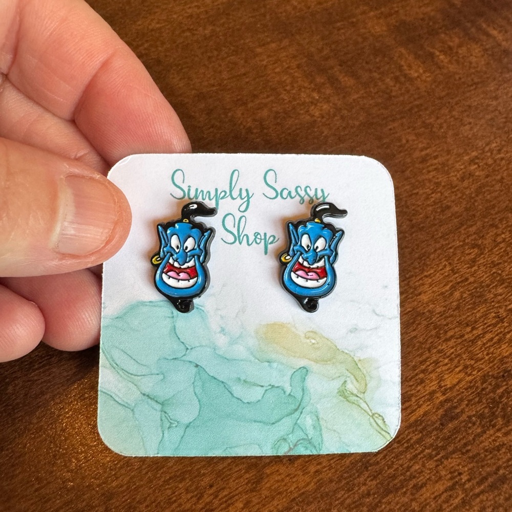 Blue Disney l Genie Earrings
